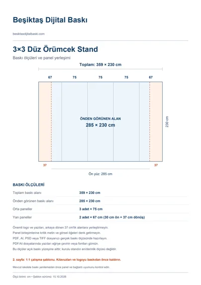 Örümcek Stand Baskı Şablonları görseli